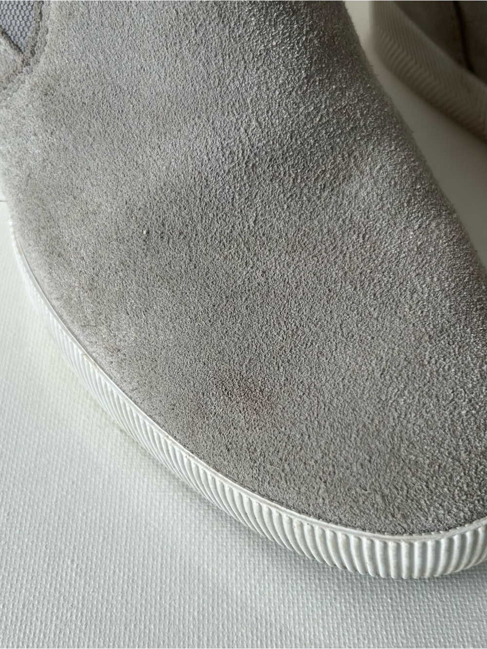 Sorel Out N About Boots Womens Size 9 US Gray Ankle Suede Leather Slip On NL4911 - Picture 8 of 11